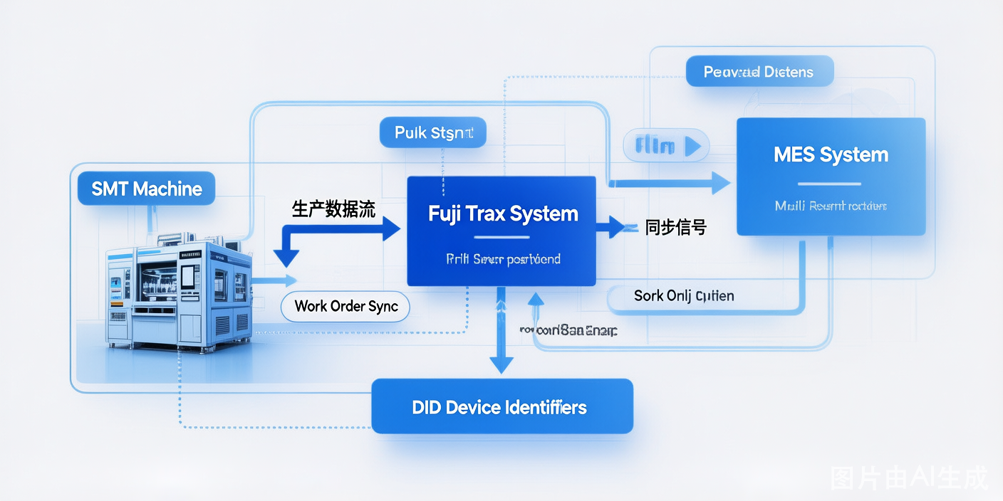 FujiTrax与MES集成架构图
